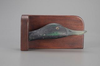 Shoveler Head by A. Elmer Crowell (1862-1952)