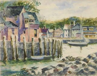 Henry Gasser (American, 1909-1981) watercolor