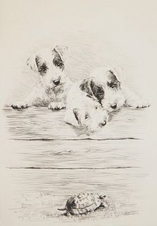 Marguerite Kirmse (1885-1954) etching