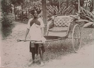 AFRICA. Durban Taxi Driver, South Africa. C1900