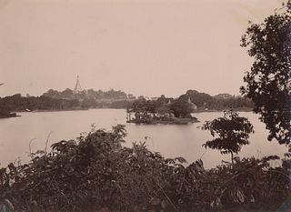 BURMA. The Royal Lake, Burma c1880