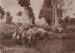 CUBA. Cavalry on the Island, c1900