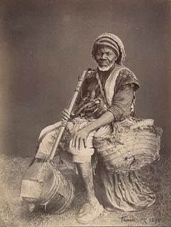 TUNISIA. Musician of Tunis, c1895