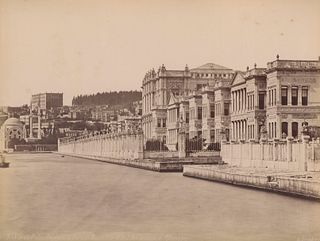 TURKEY.  View of the Imperial Palace of Dolma, Constantinople, Turkey. C1890