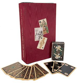 Binder of Russian Playing Card Booklets and 72 Pamphlets.