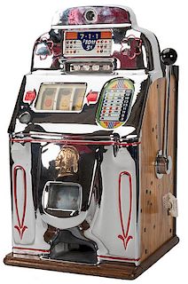 O.D. Jennings & Co. 5 Cent “7-1-1” Chief Slot Machine.