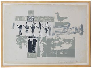 Robert Rauschenberg (1925-2008) USA, Lithograph