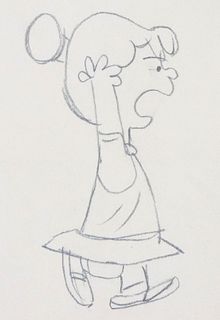 Original Drawing of  Violet / Peanuts Classic TV