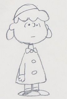 Original Lucy Drawing from Peanuts TV show