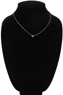 14K Gold Necklace with Approx. .75 CT Diamond