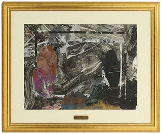 Sky Jones (B. 1947) American, Framed Abstract 1988