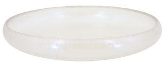 Steuben Style Art Glass Shallow Bowl
