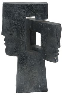 Jacques Le Bescond 1945 Bronze "On the Contrary"