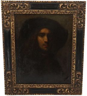 Old Master Painting, Rembrandt School, O/C