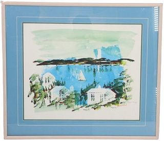 Alfred Birdsey (1912 - 1996) Bermuda, Watercolor