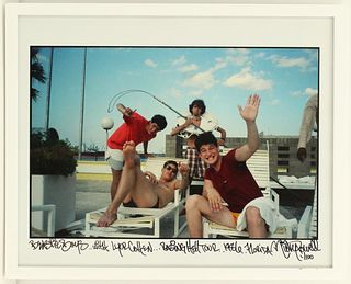 Ricky Powell Photo of Beastie Boys & Lyor Cohen