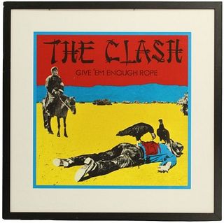 The Clash "Give 'Em Enough Rope" Framed Print