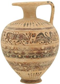 Ancient Etruscan Corinthian Aryballos
