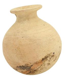 Iron Age Clay Jar 1200-539 BC From Holy Land