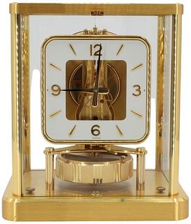 Vintage French Atmos Gilt Le Coultre Mantle Clock