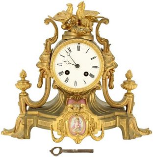 Charles Frodsham Gilt Metal Clock