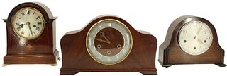 Group of 3 English Mantle Clocks (1) Enfield Clock