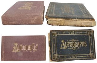 Longfellow Signature in Autograph Book 1870's