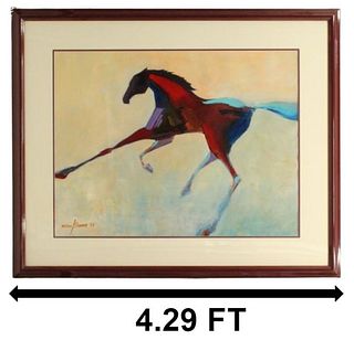 Michael Shannon O/P Equestrian Painting