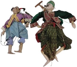 Pair of Indonesian Marionettes