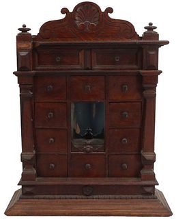 American 19th Century Small Spice Cabinet As Is