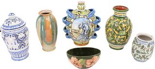 Assemblage of Porcelain Vases / Jars / Bowl