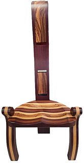 Nathan Hunter Style Wood Dining Chair