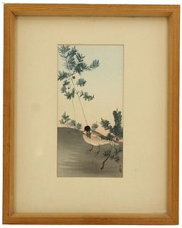 Yoshimoto Gesso (1881-1936) Japanese Woodblock