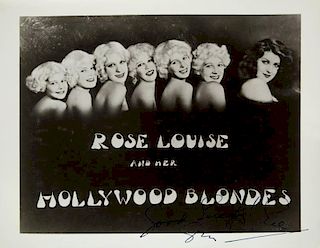 GYPSY ROSE LEE INSCRIBED PHOTOGRAPHS
