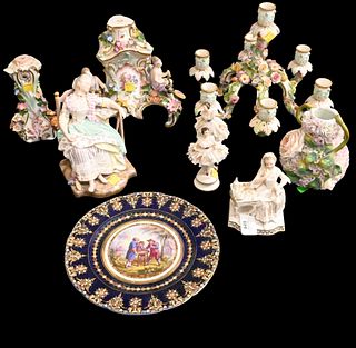 Group of Meissen and Sevres