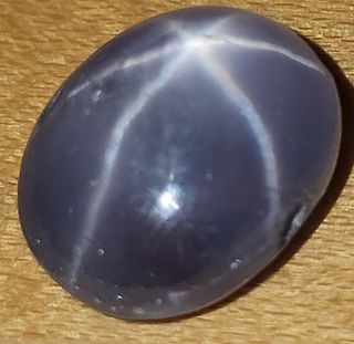 17 Carat Oval Blue Star Sapphire Stone