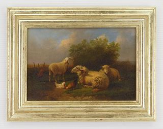 Cornelius van Leemputten (Belgium, 1841-1902) oil