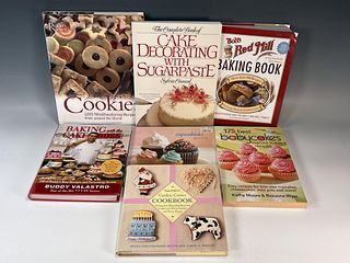 7 COOKBOOKS ON COOKIES, CAKE DECORATING, AND GENERAL BAKING