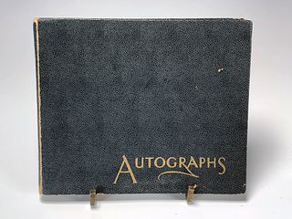 1930S AUTOGRAPH BOOK SHIRLEY TEMPLE GARY COOPER