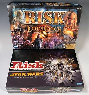 LORD OF THE RINGS & STAR WARS RISK GAMES