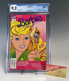 BARBIE #1 CGC 9.2 WITH PINK CARD