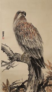 Attributed to Huang Zhou, Chinese Eagle Painting
