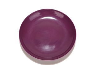 An Aubergine-Glazed Plate