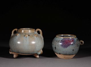 Jun Kiln A Group of Pots,Song Dynasty,China
