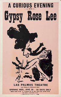GYPSY ROSE LEE PROMOTIONAL POSTER
