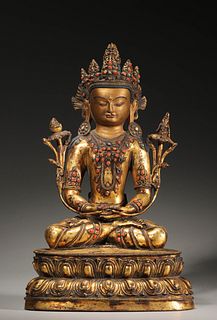 An Amitabha Statue