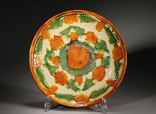An Sancai-Glazed Plate