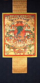 A Thangka Panel of Shakyamuni