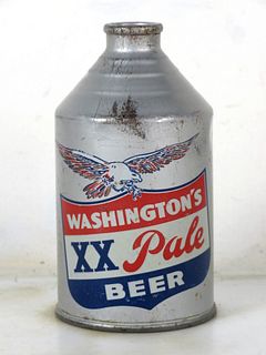 1938 Washington XX Pale Beer 12oz 199-22 Crowntainer Columbus Ohio