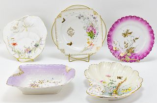 VICTORIAN AESTHETIC MOVEMENT  PORCELIAN SERVING DISHES